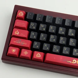 Black Myth: Wukong Keycaps PBT Perfection for Wooting 80HE & 60HE Keyboards
