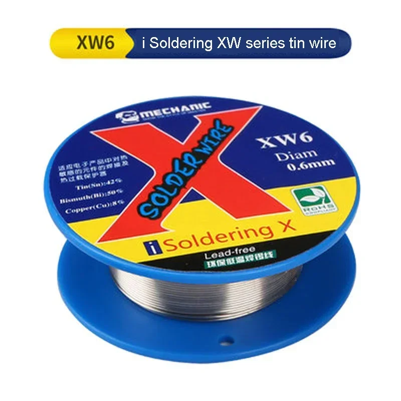 MECHANIC XW5 XW6 Low Temperature Soldering Wire 138 Degree 40G Environmental Protection HIGH QUALITY Repair Solder Welding TOOLS