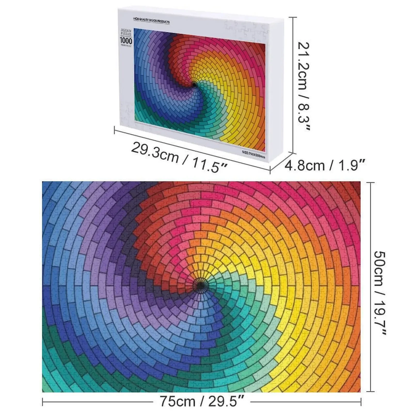 Colour digital art Jigsaw Puzzle Customized Photo Personalized Gifts Game Children Puzzle