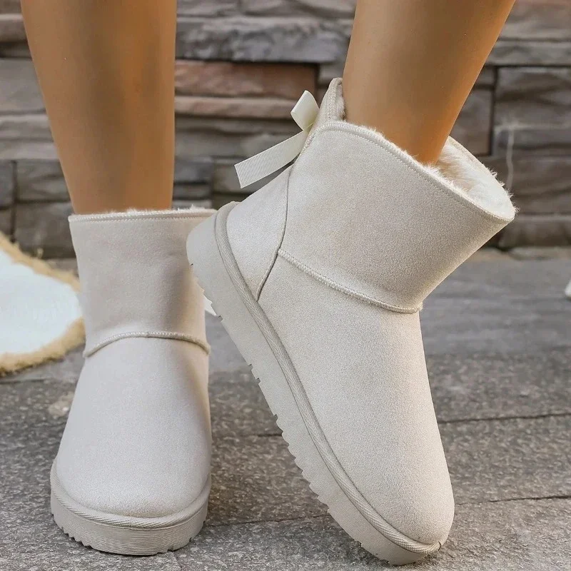 2025 Winter New Fashionable Women's Warm Snow Boots Round Head Thickened Winter Warm Boots Women's Casual Snow Boots - view 3