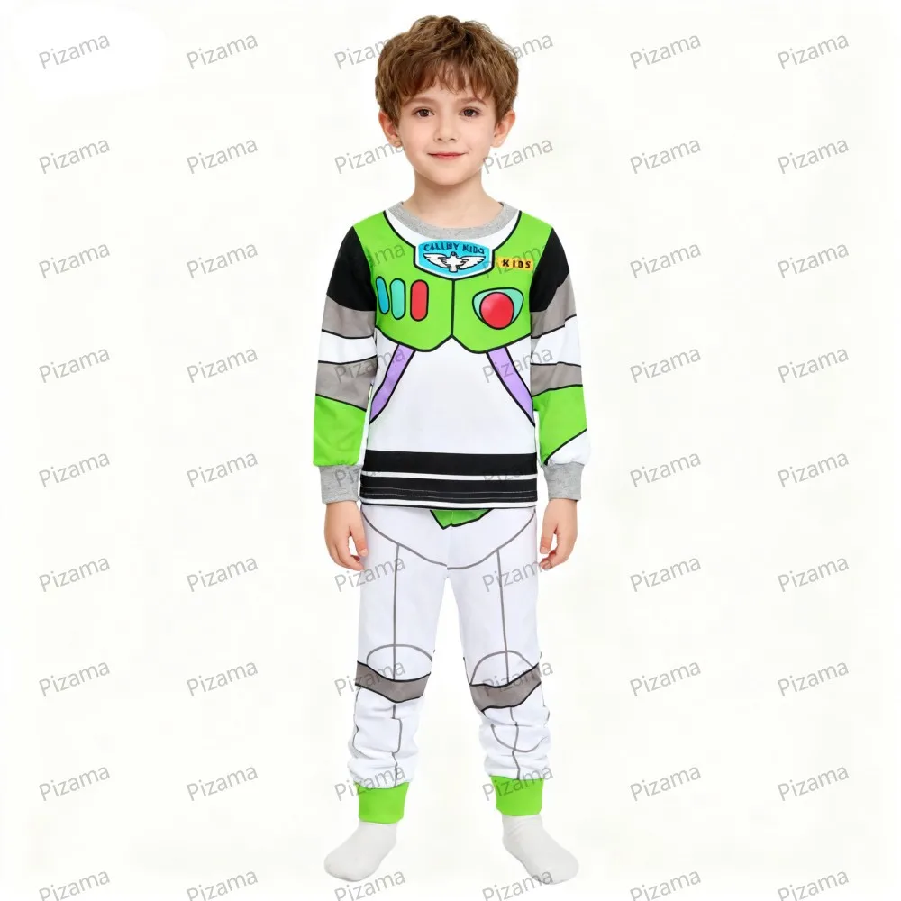 Pixar McQueen Kids Pajama Sets Boys Christmas Pajamas Halloween Pyjamas for Kid Buzz Lightyear Car Pijama Baby Homewear Pjs image 6