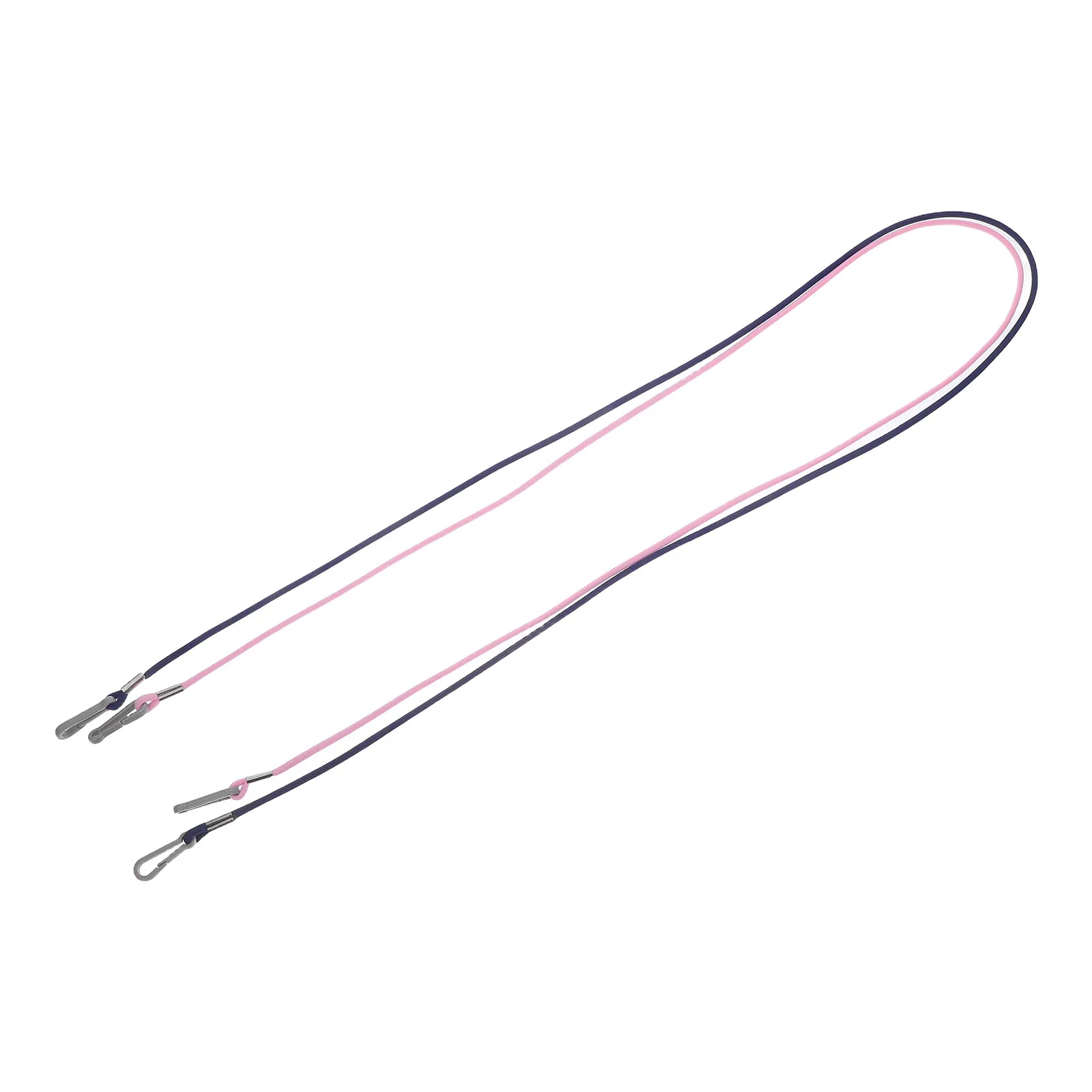 

2 шт. Детские эластичные ремешки для лыжных перчаток, регулируемые держатели для зимних перчаток, защита от потери, розовый, темно-синий