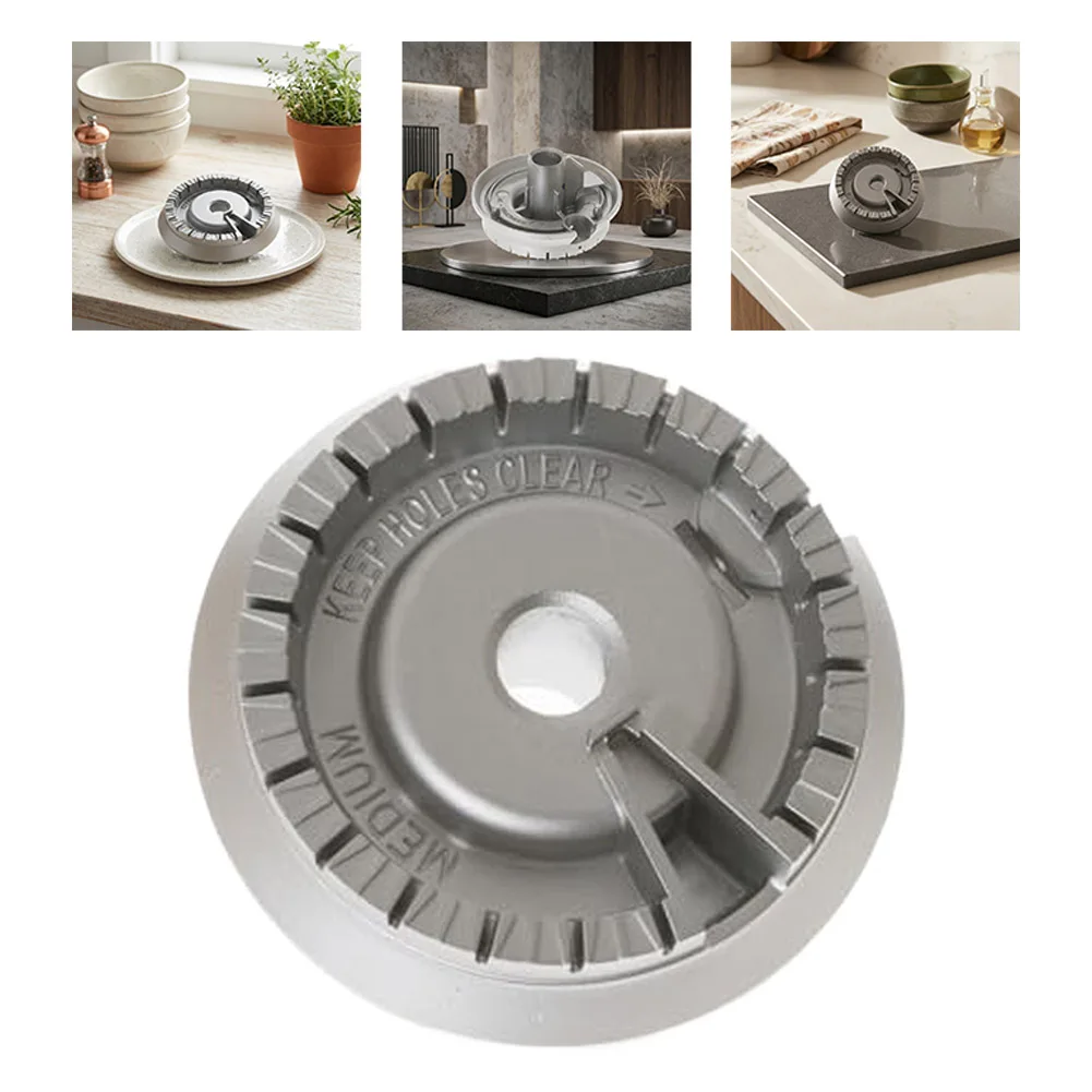 Medium Gas Stove Burner Head WB16K10055 Cooktop Replacement Part With Even Flame Distribution For GE CGS990SET1SS JGB500DEP3WW