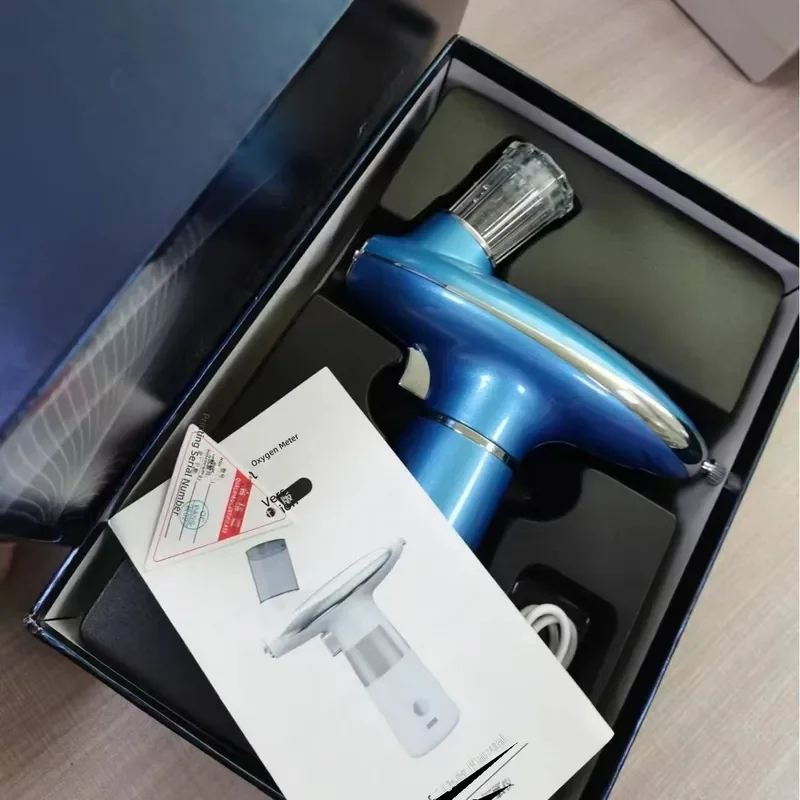 for New Red and Blue Light Oxygen Injection Instrument Facial Hydration Moisturizing Beauty Device Essence