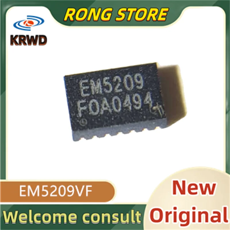 10PCS EM5209 New Original Chip IC EM5209VF EM5209V QFN