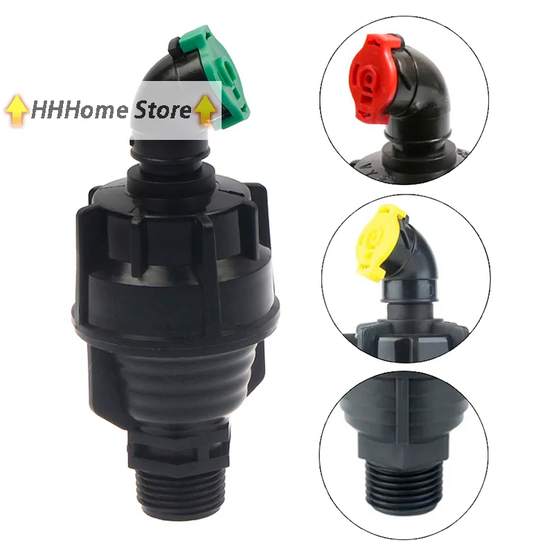 

1 шт. наружная резьба 1/2 дюйма 360 ° Вращающаяся насадка Спринклеры для орошения газона Резьбовой распылитель на большие расстояния