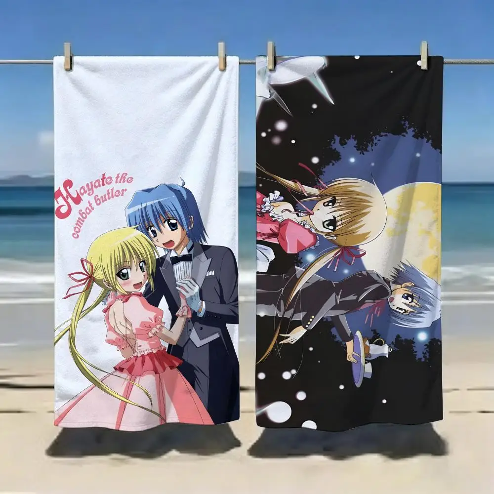 Comedy Anime H-Hayate the Combat Butler Towel Microfiber soft Beach Towel for Travel Fitness Sauna Bathing Camping