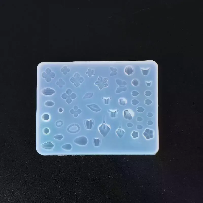 3D Nail Art Silicone Mold 1Pcs Reusable Flower Leaf Butterfly Pattern Non-Stick for Home DIY Manicure Salon Beginner Use