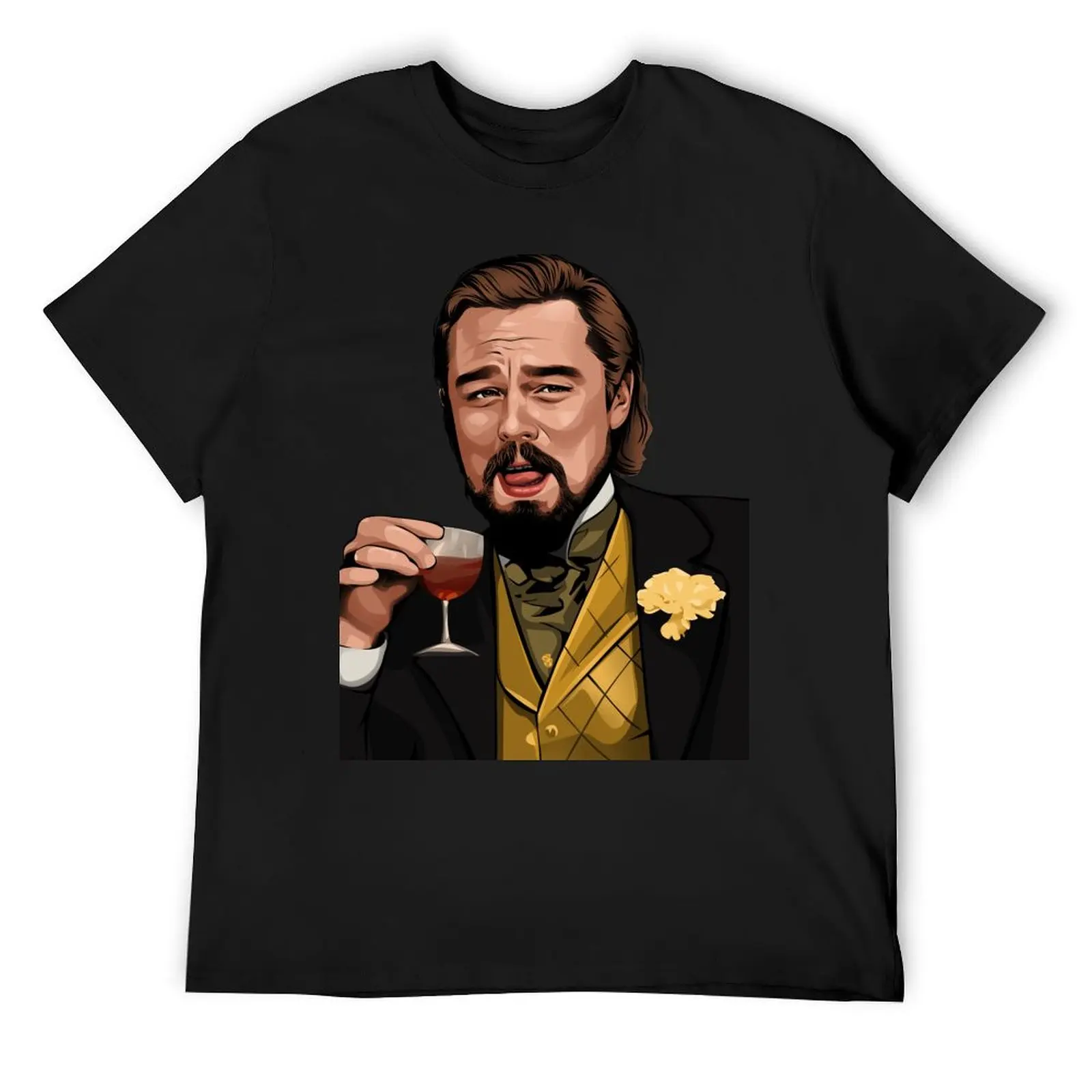 

Laughing Leo | Iconic Meme From Django Unchained T-Shirt heavyweights cheap stuff Luxury man t shirts for men graphic