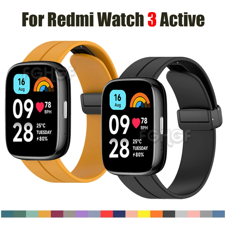 

Силиконовый ремешок для Redmi Watch 3 Active, сменный Браслет для Xiaomi Redmi Watch 3 Active, Аксессуары для браслета