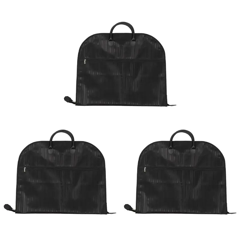 

ABMS-3Pcs 60X100cm Dust-Proof Dress Clothes Cover Case Suit Dress Garment Bag Carrier Coat Jacket Home Zipper Protector