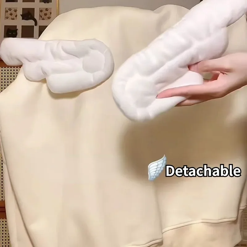 Autumn Winter Youths Japanese Style Fashion Plus Velvet Clothes Kawaii Hoodies for Women Sweet Girls 3D Decoration Zip-up Jacket