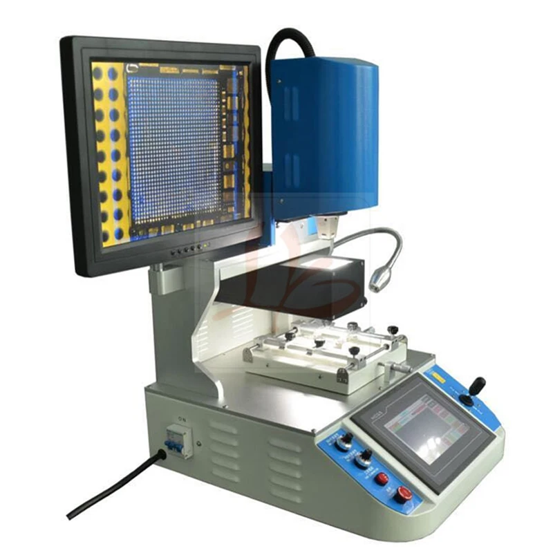 5300 Auto Optical Alignment System Mobile BGA Rework Station 2 Zones 2500W BGA Reballing Station