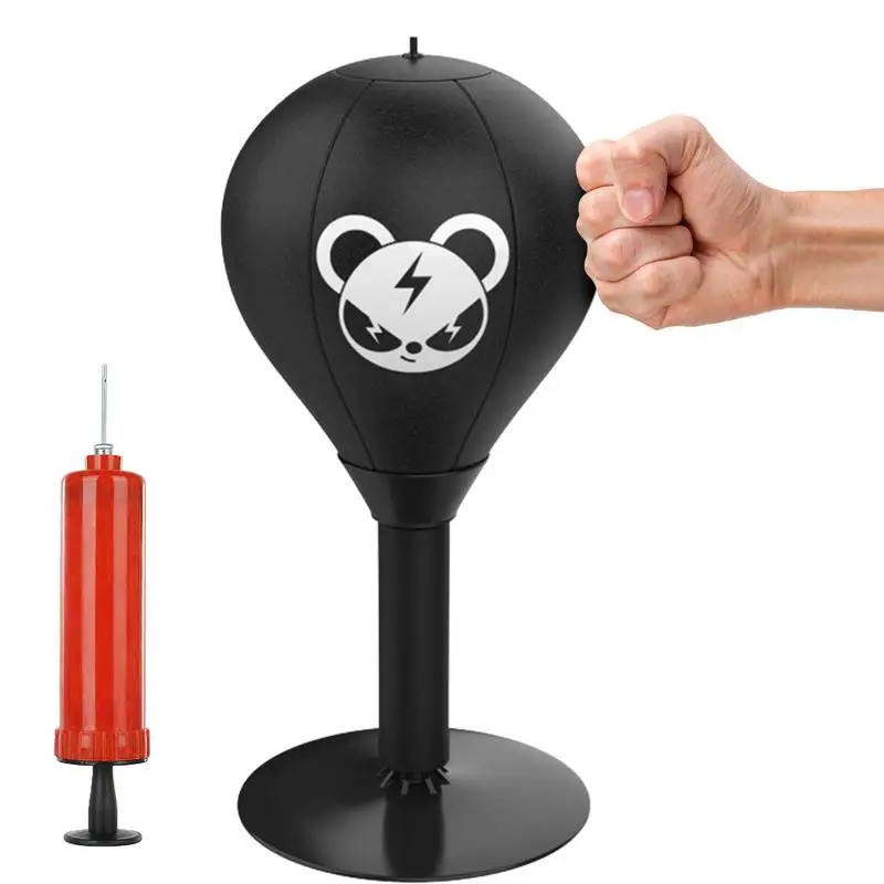 Stress Reduce Tool Desktop Punching Bag Stress Buster with Suction Cup Desk Punch Ball Heavy Duty Stress Relief Tool for Office