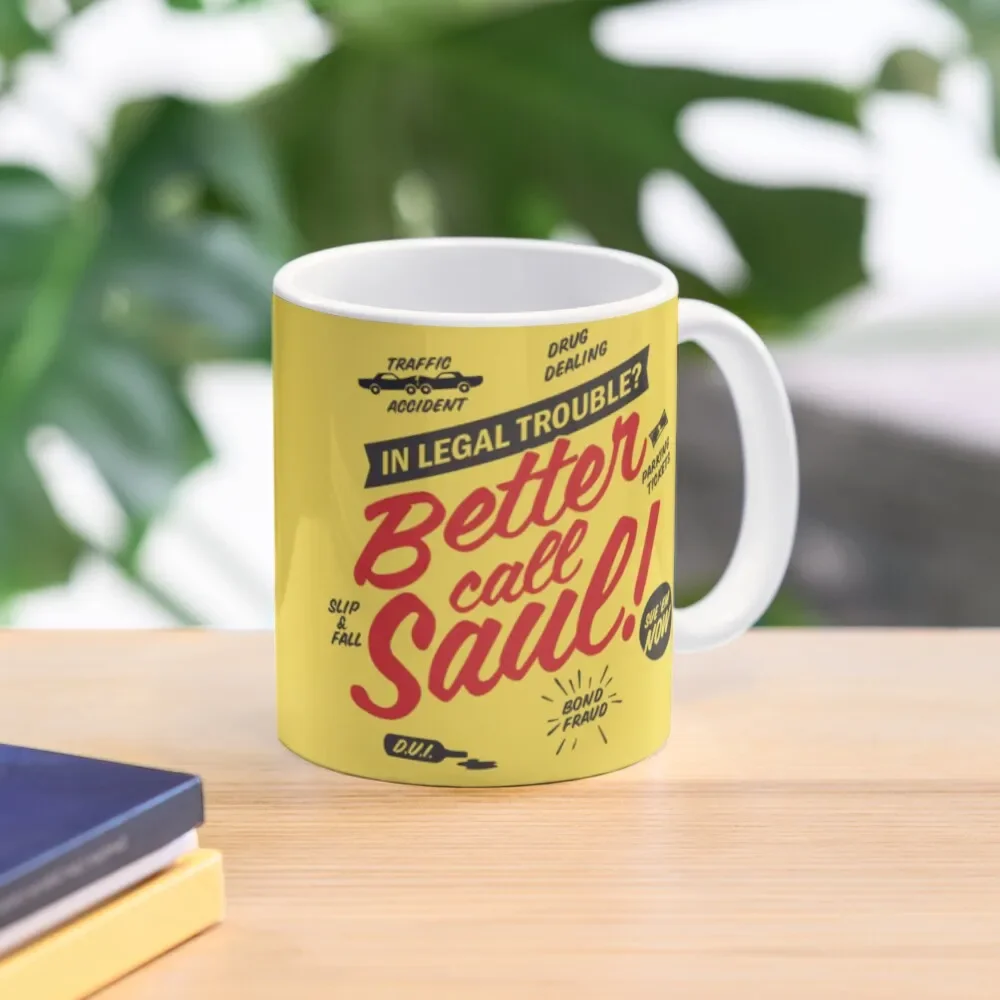 Better Call Saul Classic  Mug Drinkware Design Picture Coffee Cup Image Gifts Handle Round Tea Simple Printed Photo