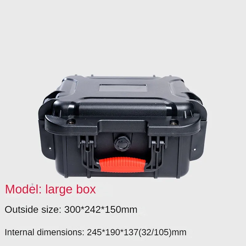 Plastic Toolbox Safety Equipment Case Thickened Large-Capacity Instrument Case Tool Storage Box Portable Suitcase With Sponge