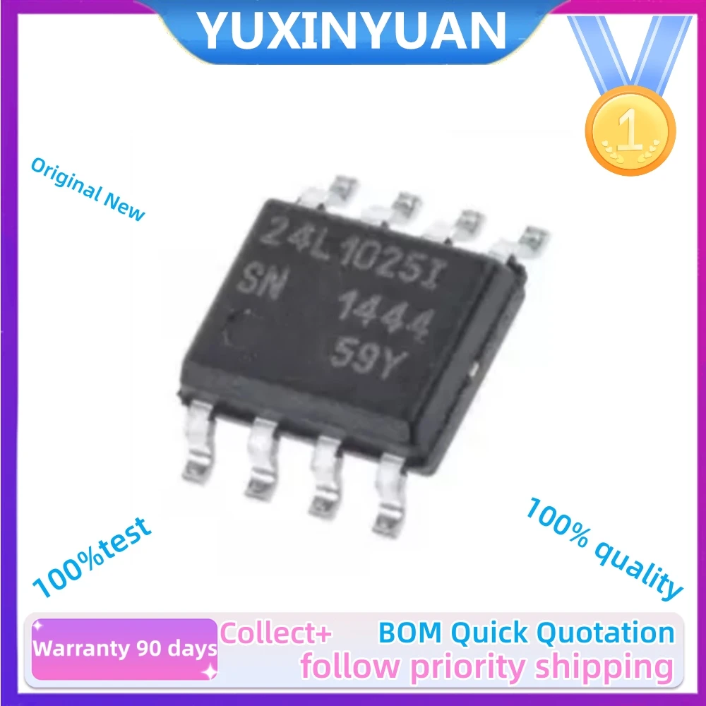 1PCs/Lot NEw Original  24LC1025I/SN   24LC1026-I/SM  24LC1025-1/SN   SOP8 SMD MOSFET  IC Chip in Stock 100%Quality