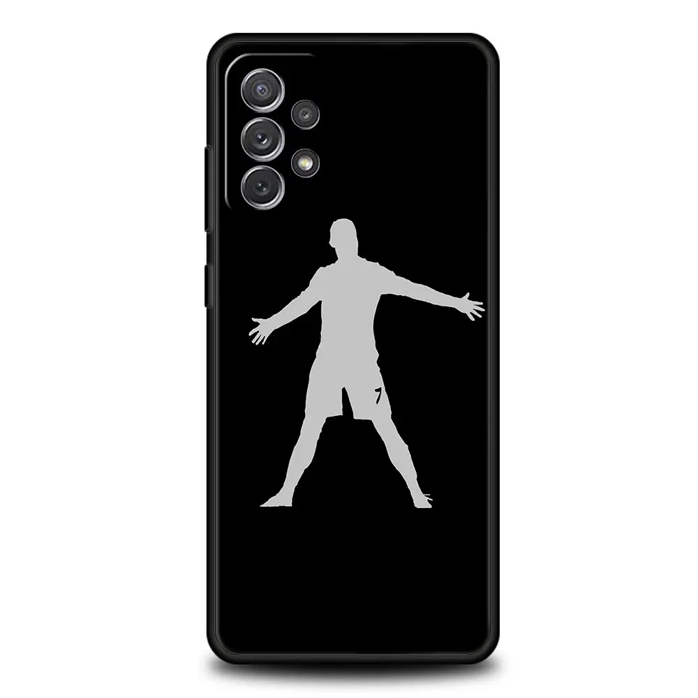 Football Player Soccer Art Phone Case for Samsung Galaxy A51 A71 A21S A12 A11 A31 A52 A41 A32 A23 A33 A53 A73 A03S A13 5G Cover