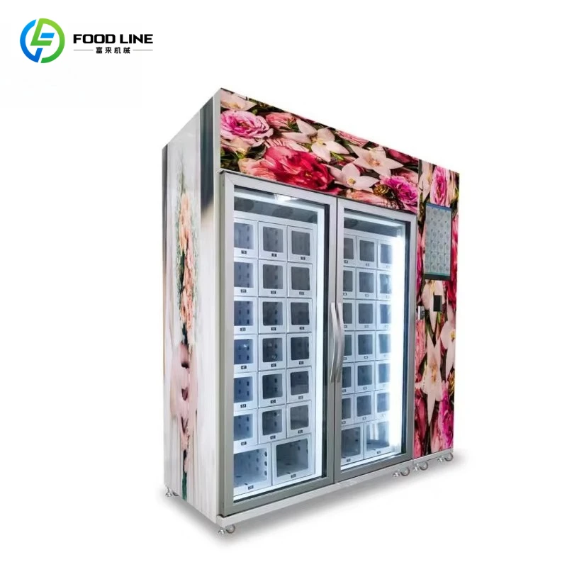 Refrigerated flower vending machine Flower preservation unmanned equipment custom