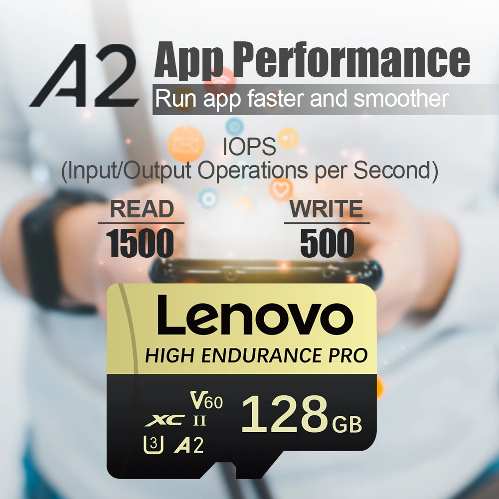 بطاقة ذاكرة لينوفو 2 تيرا بايت 1 تيرا بايت 128 جيجا بايت 256 جيجا بايت 512 جيجا بايت مايكرو TF SD بطاقة ذاكرة عالية التحمل كاميرا ضيقة للشرطة بدون طيار لـ CCTV #6