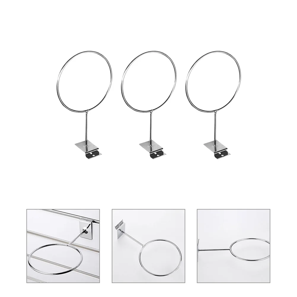 

3pcs Trough Plate Ball Rack Sports Storage Holder Wall Mount Slot Iron Basketball Stand Durable Display Shelf For Balls Helmets