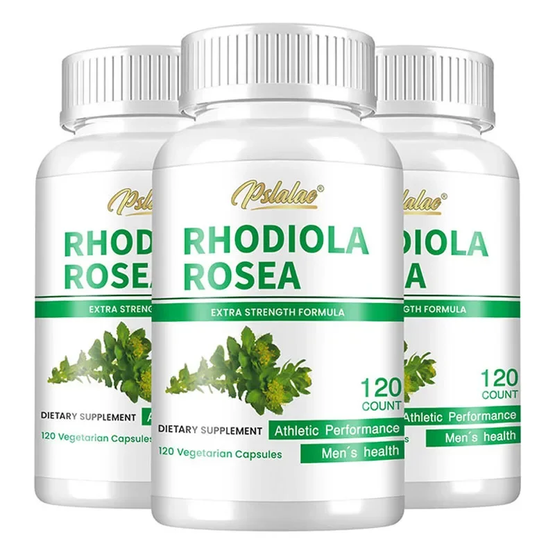 

Rhodiola Rosea Capsules - Energy Supplement, Regulate Nerves, Help Joint Health, Improve Bone Strength and Relieve PainCapsule