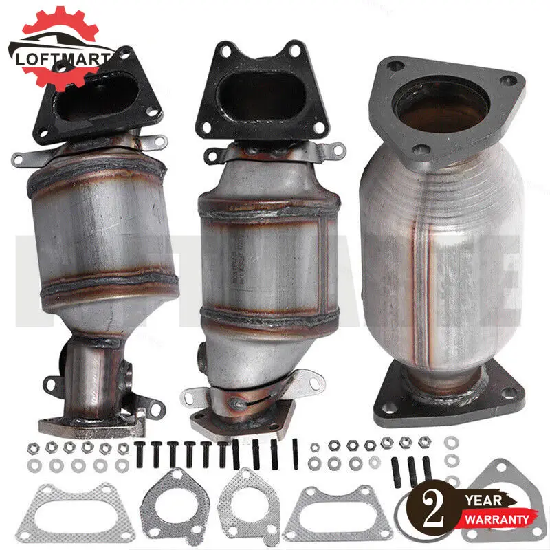 OCS690 for Catalytic Converter For 2008-2019 Honda Odyssey 3.5L Front 1 & 2+Rear Kit AWD