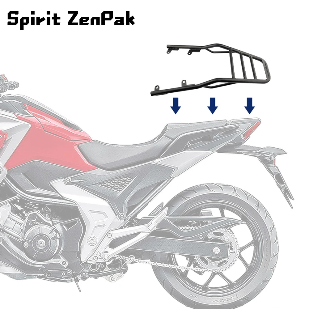 رف أمتعة خلفي دراجة نارية الملحقات صالح NC750X NC 750X 2021-2024 الذيل رف حقيبة حامل الحقائب رف الرف