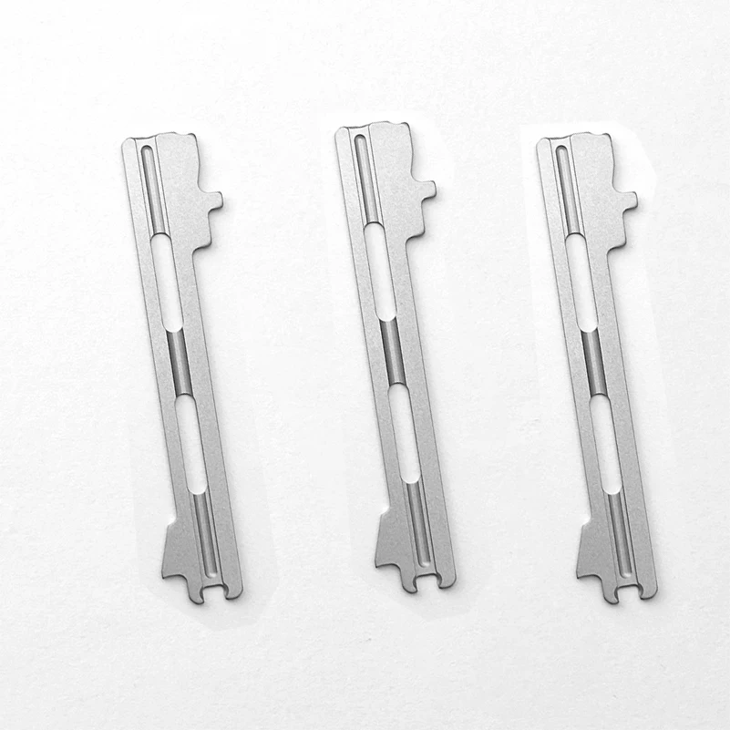 3pcs Stainless Steel OTF Disassembled Slider Knife Spring Switch DIY Make Accessories for Microtech UTX-85 Ultratech UT Series