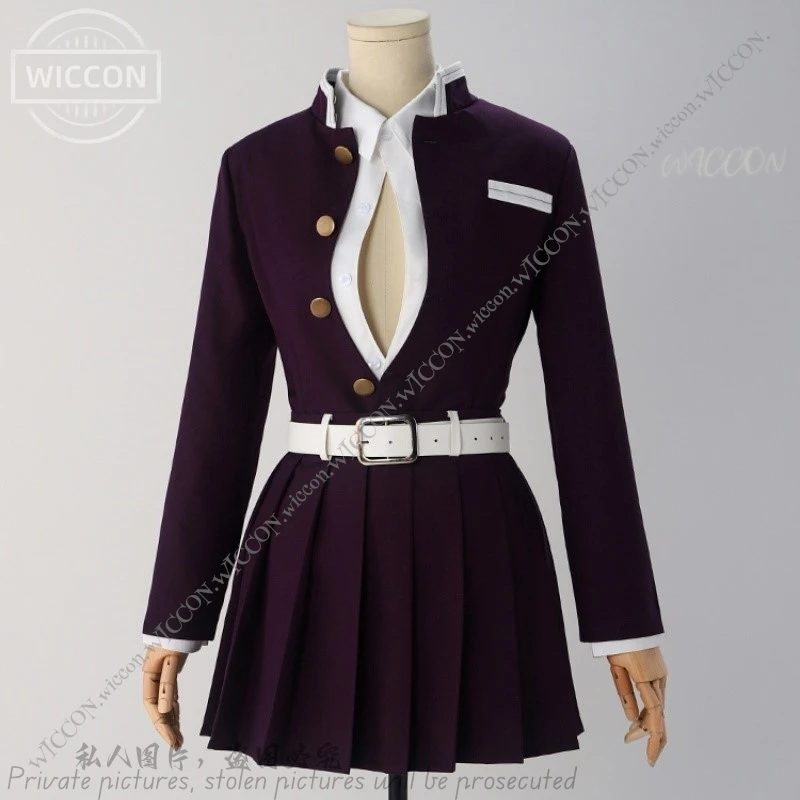 Kanroji Mitsuri Cosplay Costume Kimono Anime Cos Woman Halloween Costume High Quality Uniforms Dress Wig Clothes Adult Children