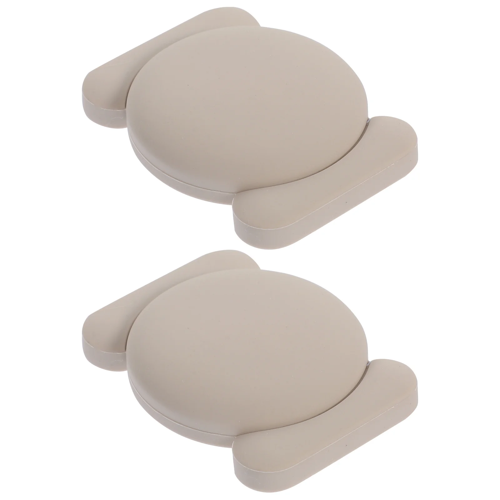 قطعتان من غطاء الحماية المقاوم للصدمات، غطاء من السيليكون القوي لجهاز لاسلكي مضاد للخسارة، تصميم أنيق