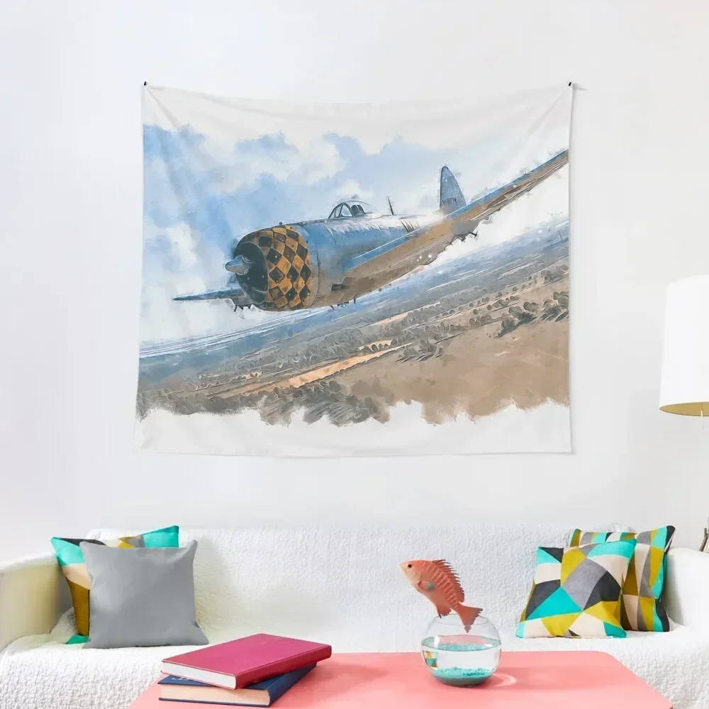 

P-47 Thunderbolt Tapestry Wall Decor Hanging Decorative Paintings House Decorations Tapestry