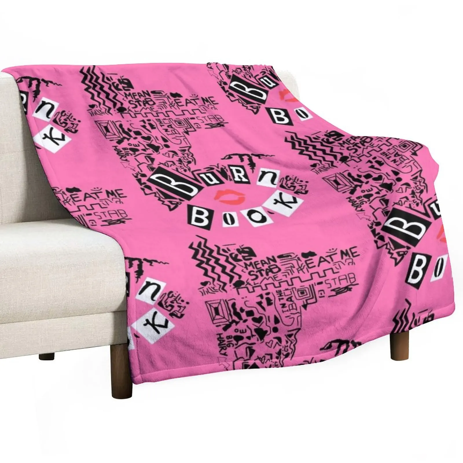 New Burn Book - Mean Girls Throw Blanket For Sofa Beautiful Blankets