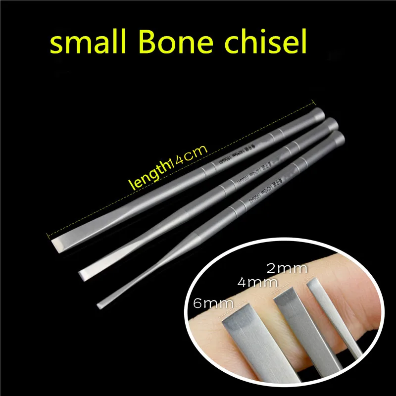 small Animal orthopedic instrument medical bone chisel hand foot surgery small bone knife  mastoid Mini osteotomy knife blade