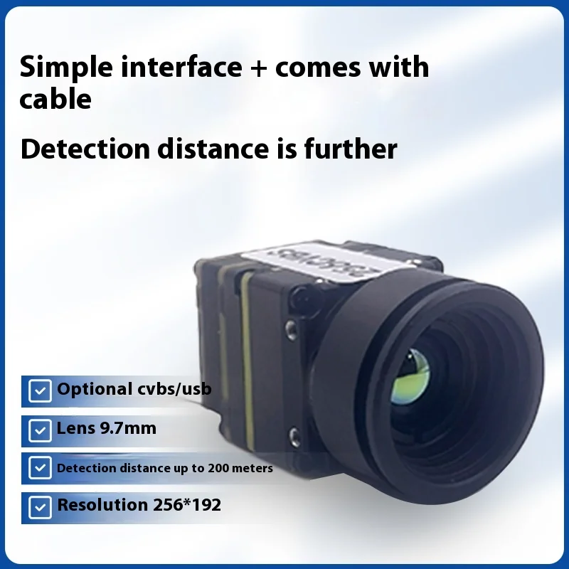 Drone Infrared Camera FPV Cvbs Port USB Port Network Port High Resolution Thermal Imaging