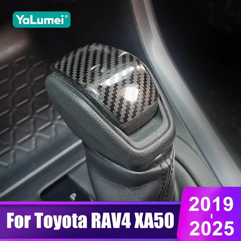 Für Toyota RAV4 XA50 2019 2020 2021 2022 2023 2024 2025 Hybrid Auto Mittelkonsole Schaltknauf Abdeckung Zierleiste Zubehör