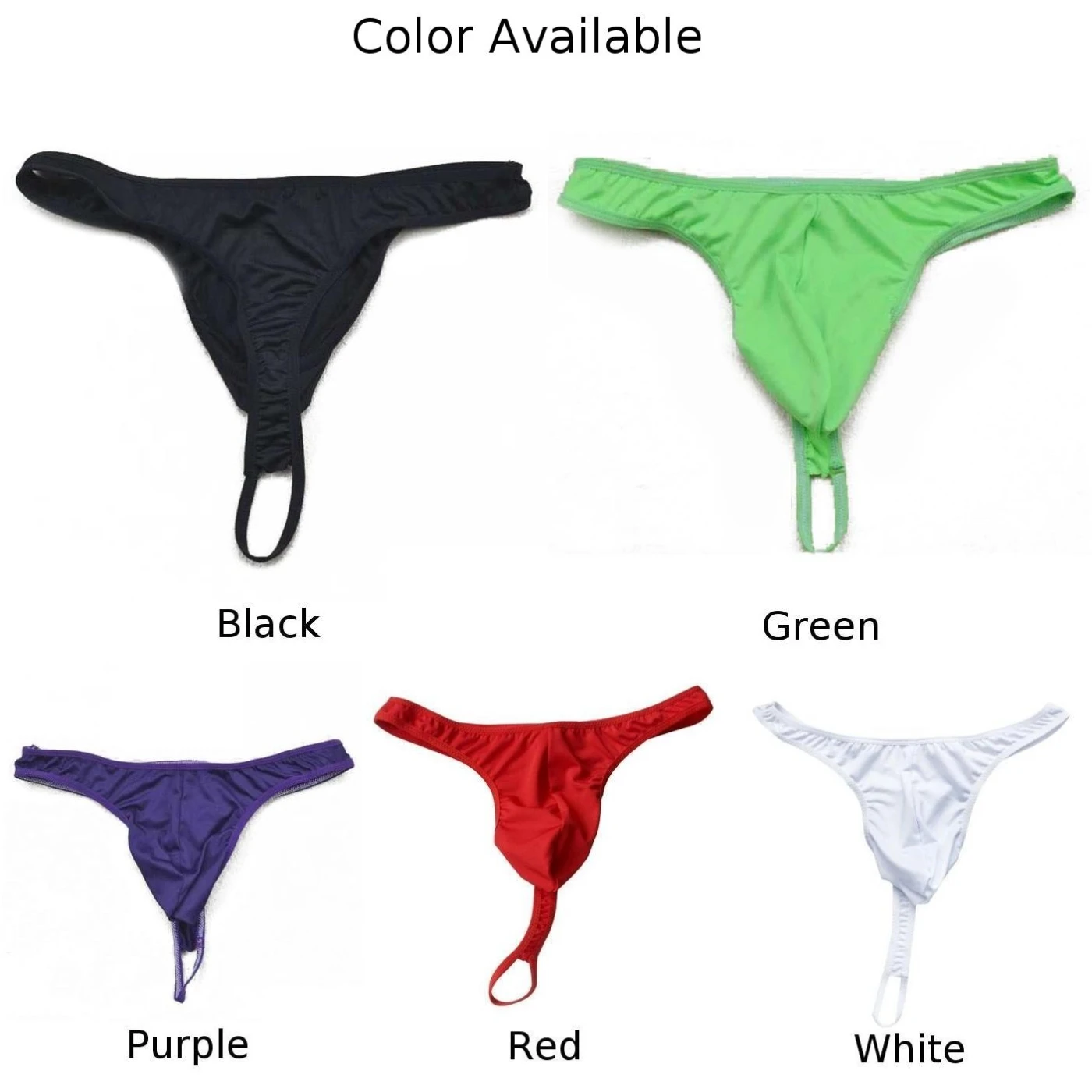 Thong Men Underpants Breathable Thongs Underwear Bulge Pouch Comfortable G-string Jockstrap Lingerie Low Waist