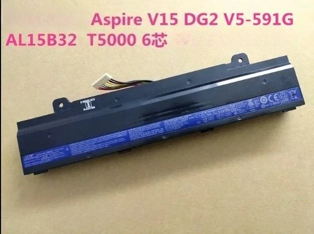 ，。for acer Aspire V15 DG2 V5-591G AL15B32 T5000 Battery，。new