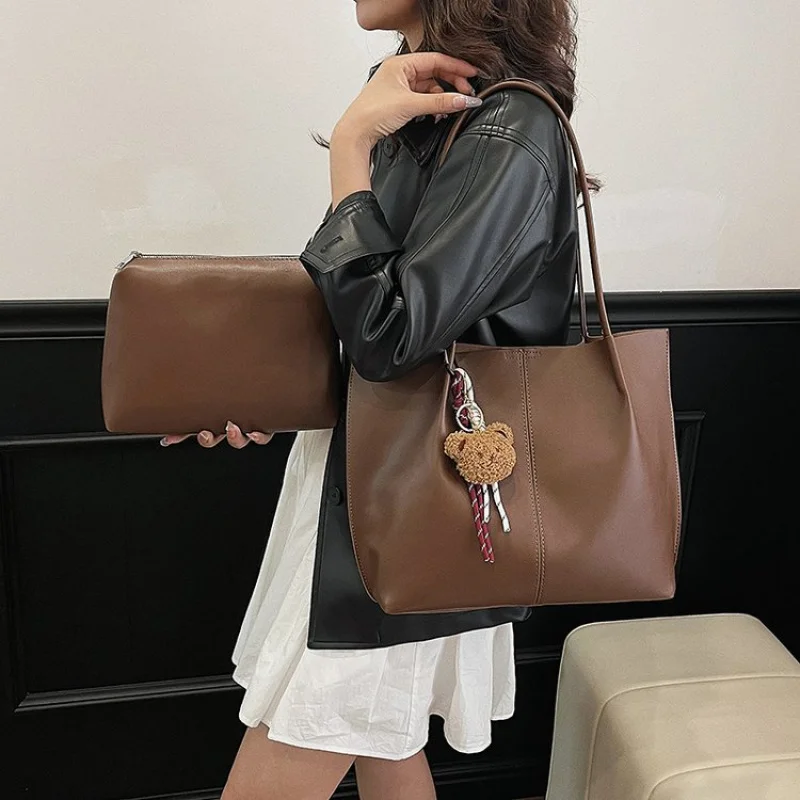

Classic Elegant Handbags For Ladies, Leather Tote Bags With Shoulder Strap, Popular Women's Fashion From Luxury Brand