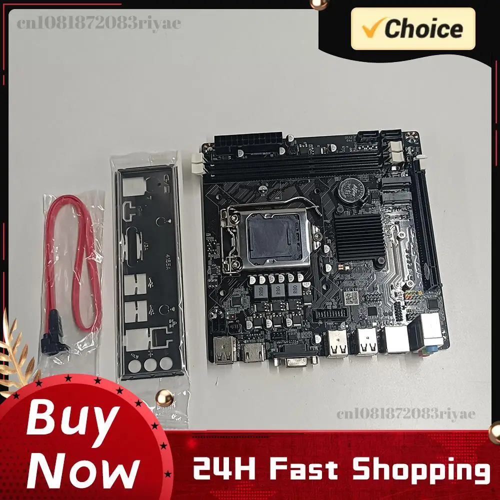 

Настольная материнская плата H61M-I LGA1155, материнская плата для компьютера DDR3, основная плата компьютера M.2 NVME SATA 2.0 USB 2.0 для процессоров Intel