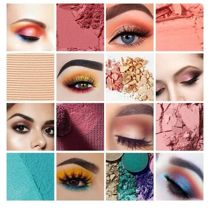 40 Colors Glitter Eyeshadow Palette Matte Pearlescent Shimmer Shine Nude Eye Pigments Waterproof Make Up Cosmetics Makeup