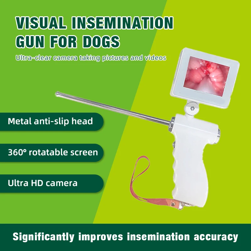 

Dog Video Endoscope Pet Camera Sperm AI Gun Corgi Artificial Insemination Bulldog Sperm Fresh GUN Veterinary Breeding Pet Clinic