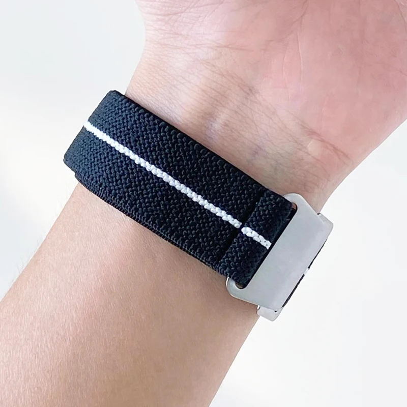 Рюкзак-ремешок для Apple Watch Ultra Band 49 мм 41 мм Подвесная пряжка 45 мм 44 мм 40 мм Эластичный нейлоновый браслет Iwatch Series 8 7 6 5