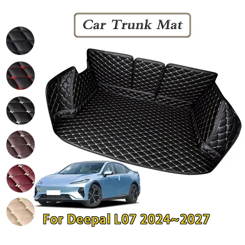 

Коврики в багажник автомобиля для Changan Deepal L07 L7 2024 2025 2026 2027, водонепроницаемый полностью коврик в багажник, задний багажник, автоаксессуары