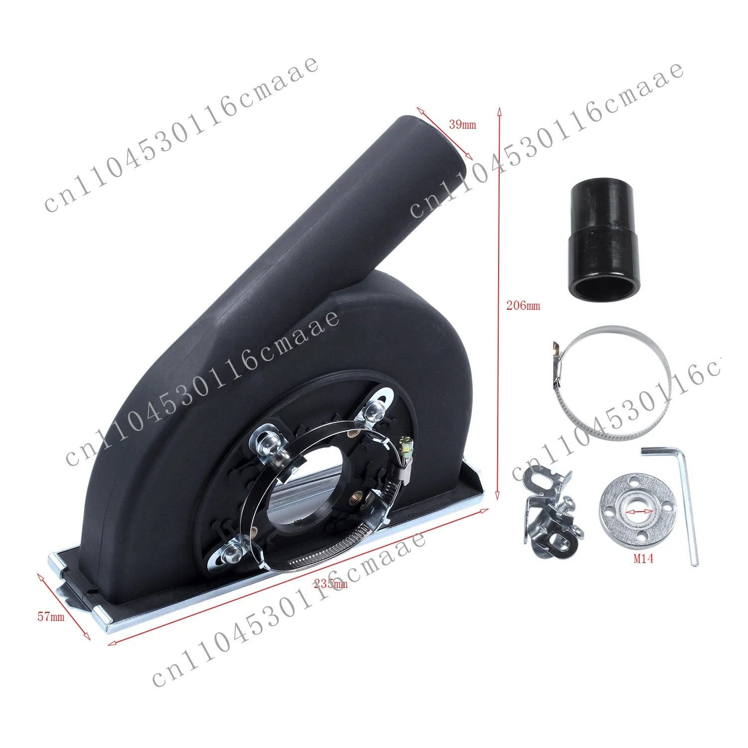 

New Dust Cover Kit Dry Cutting Grinding Dust Cover Dust Cover Tool Angle Grinder Electric Tool Accessories 150 180 230