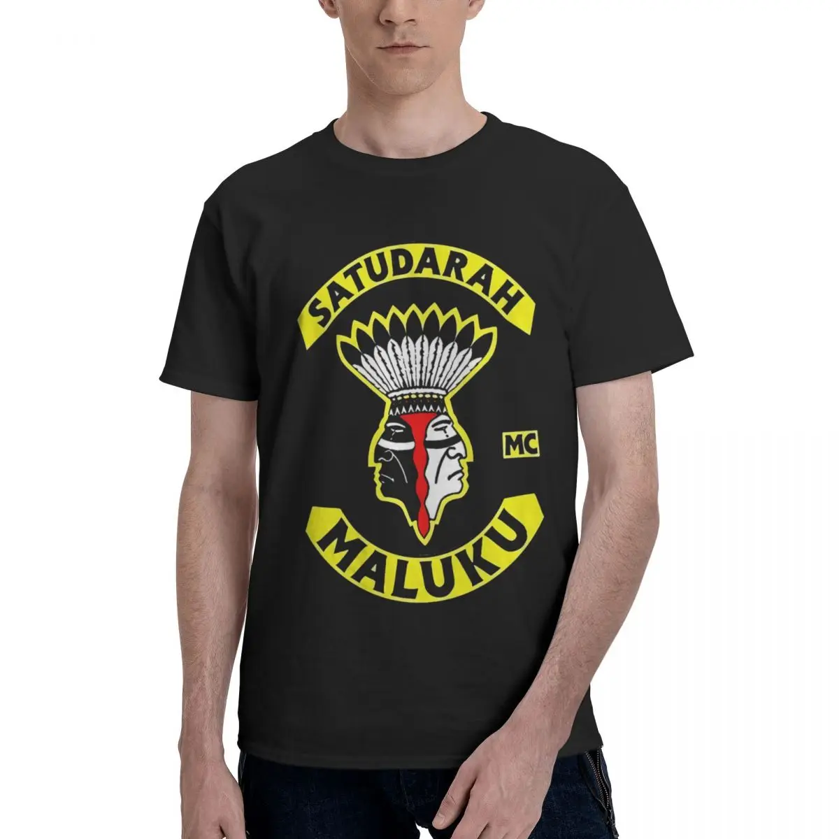 

Satudarah Mc World Maluku Мотоцикл 100% хлопок Повседневная дышащая удобная рубашка Высококачественная мужская одежда Мужская одежда