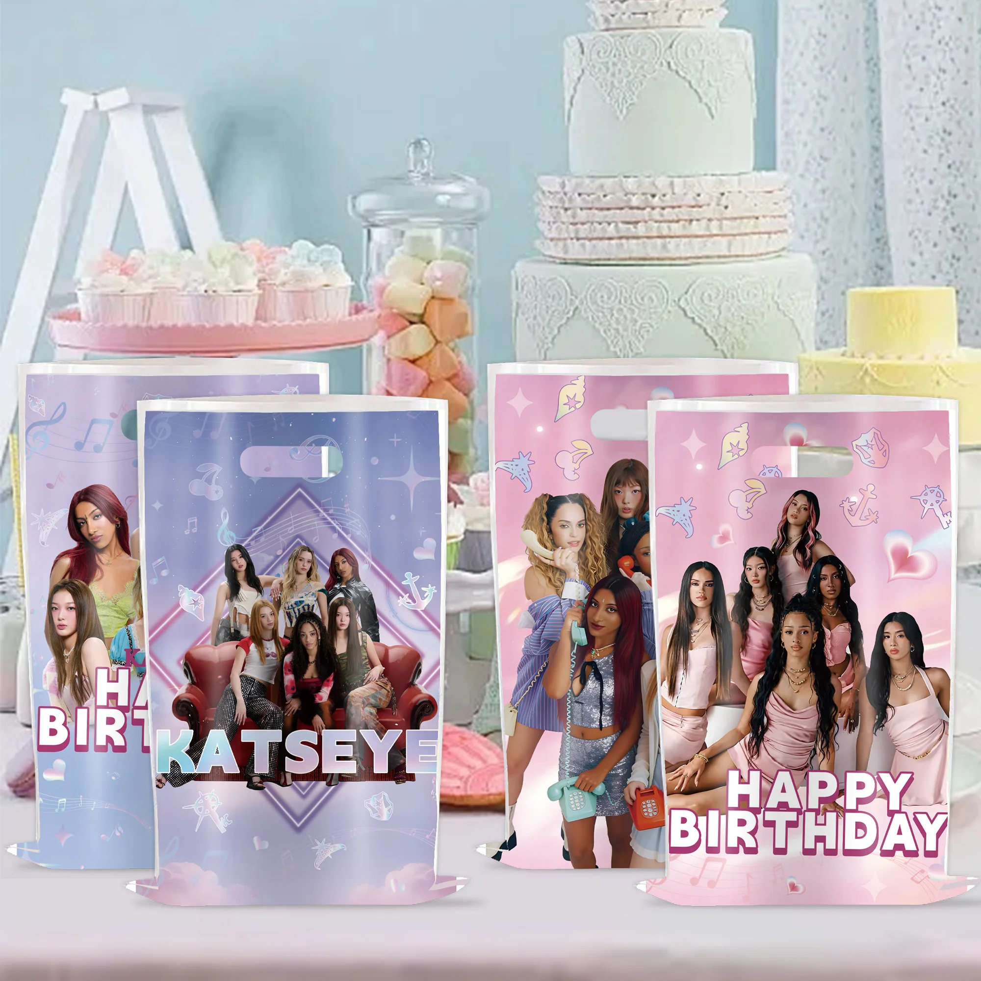 Idol K&Katseye Geburtstagsparty-Zubehör Geschenktüten für Freundinnen Partygeschenke Event-Füller Kpop-Fans Partydekoration Babyparty – Detail 2