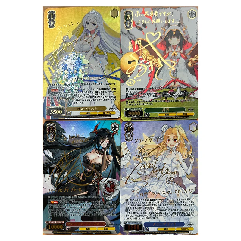 Anime Goddess Story Rare DIY Stamping Refractive Flash Cards Nami Hancock Perona Toys for boys Collectible Cards Birthday Gifts