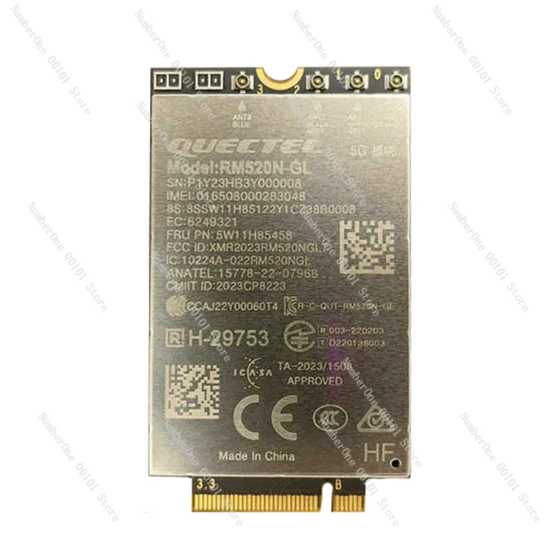 Quectel RM520N-GL 5G Sub-6GHz Module 5W11H85458 WWAN Card For Thinkpad X1 Carbon 12th T14 P14s Gen5 Magic Bay Studio Laptop