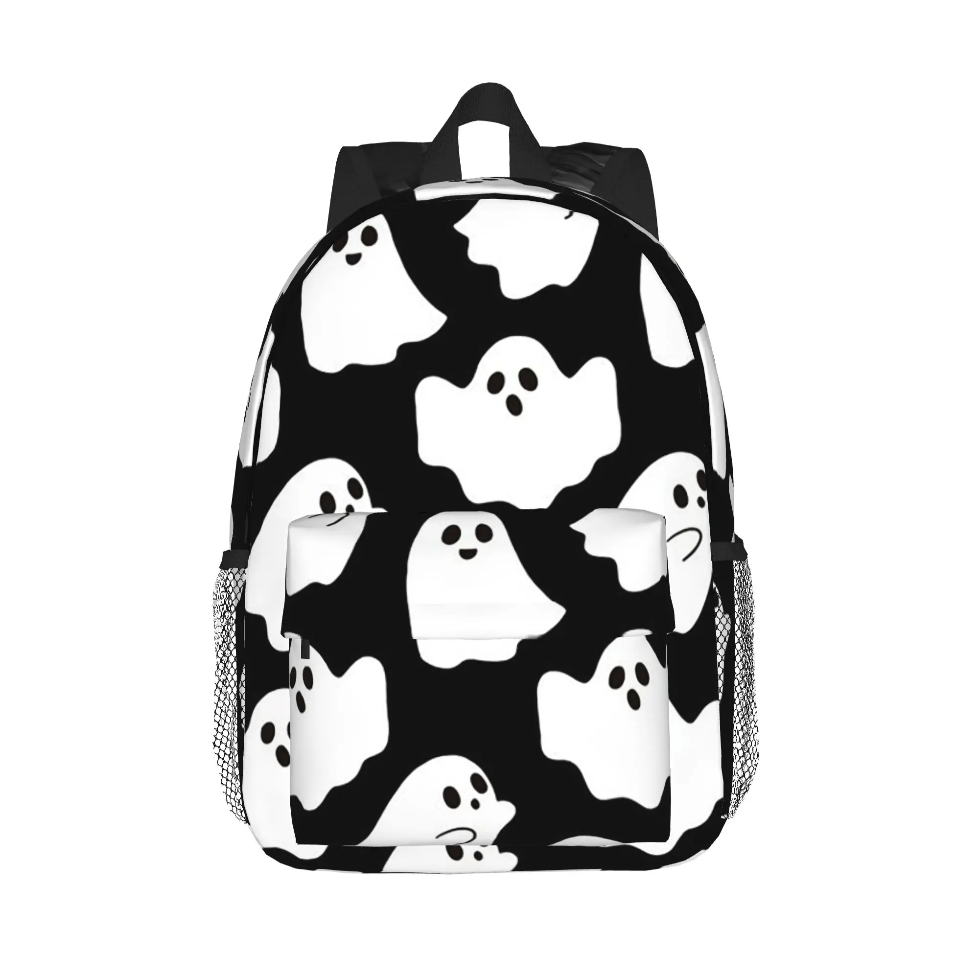 Spooky Ghost Halloween Cartoon Pattern Backpack Hot Sale Daypack Boys Girls BookBag Shoulder Bags for Men Women School Bag
